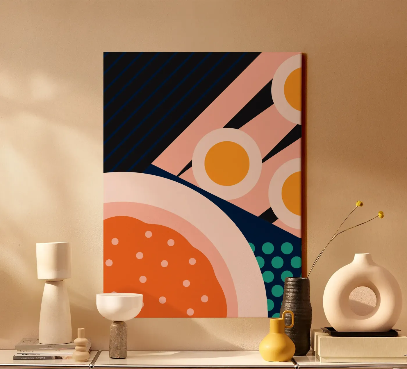 Bread and Eggs canvas by LOOK DIFFERENT