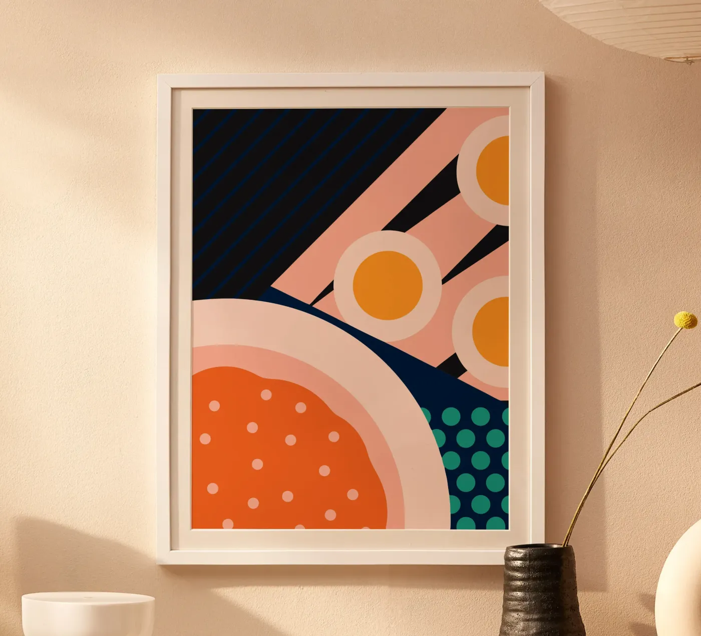 Bread and Eggs poster by LOOK DIFFERENT