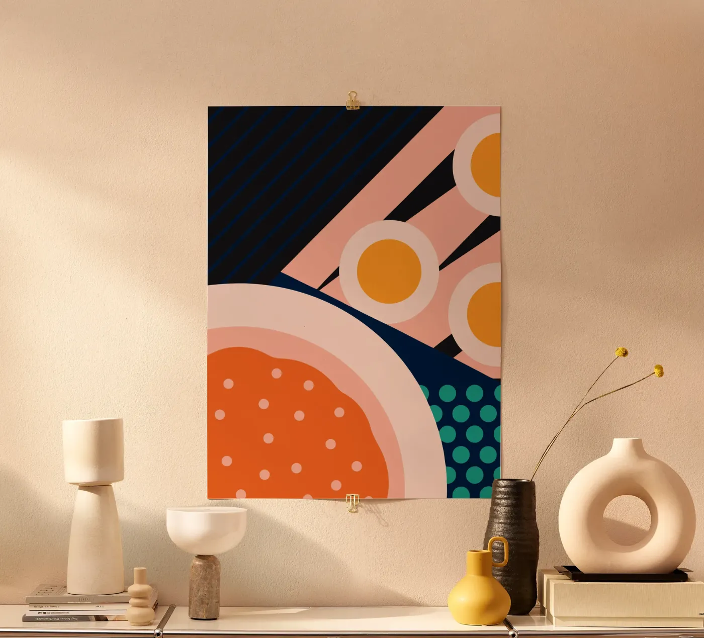 Bread and Eggs poster by LOOK DIFFERENT