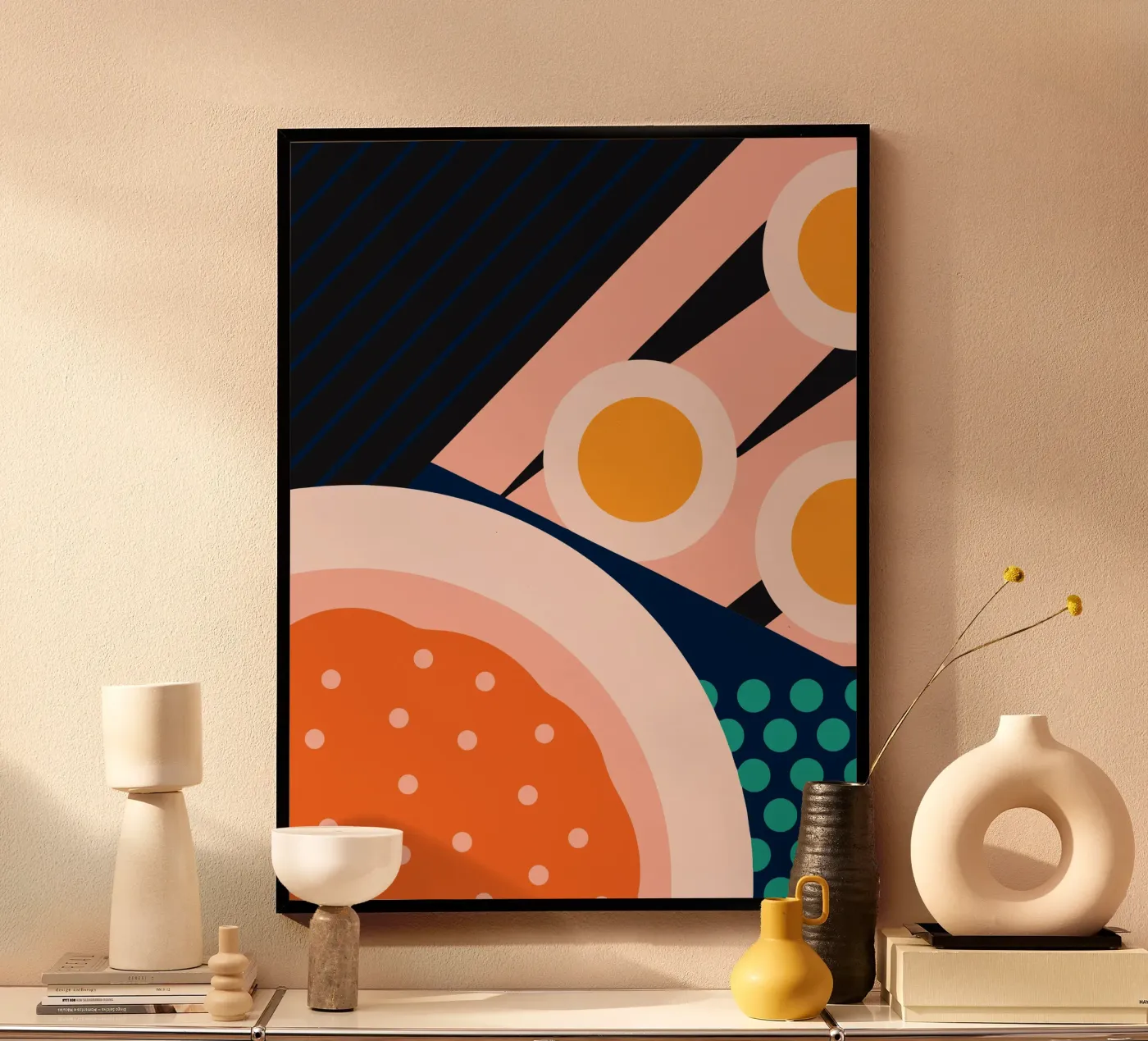 Bread and Eggs poster by LOOK DIFFERENT