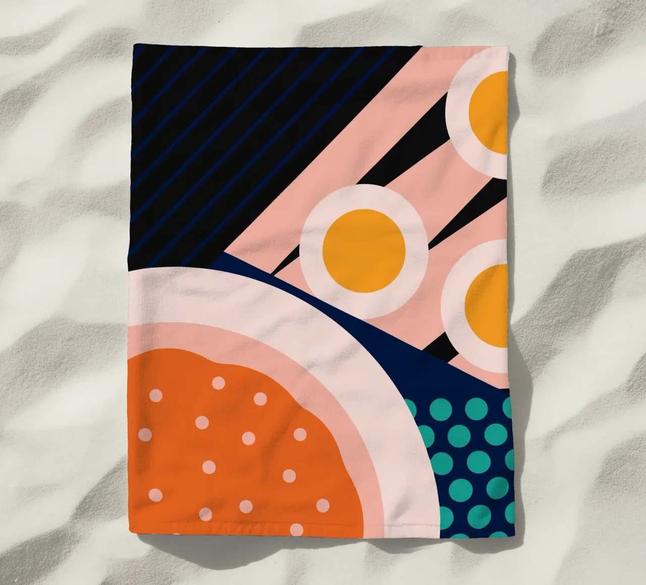 Pain et œufs serviette de plage de LOOK DIFFERENT