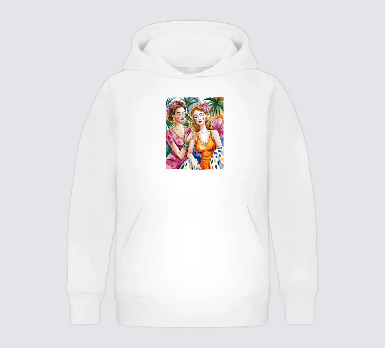 Amicizia senza tempo felpa bambino con cappuccio da Murni Strokes