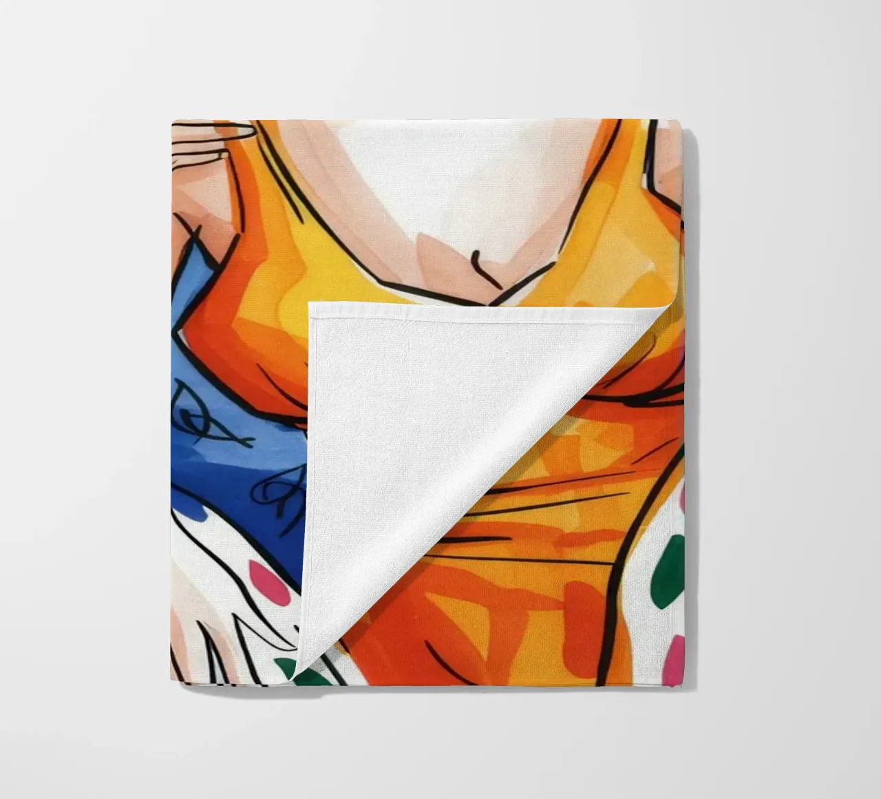 Amicizia senza tempo telo mare da Murni Strokes