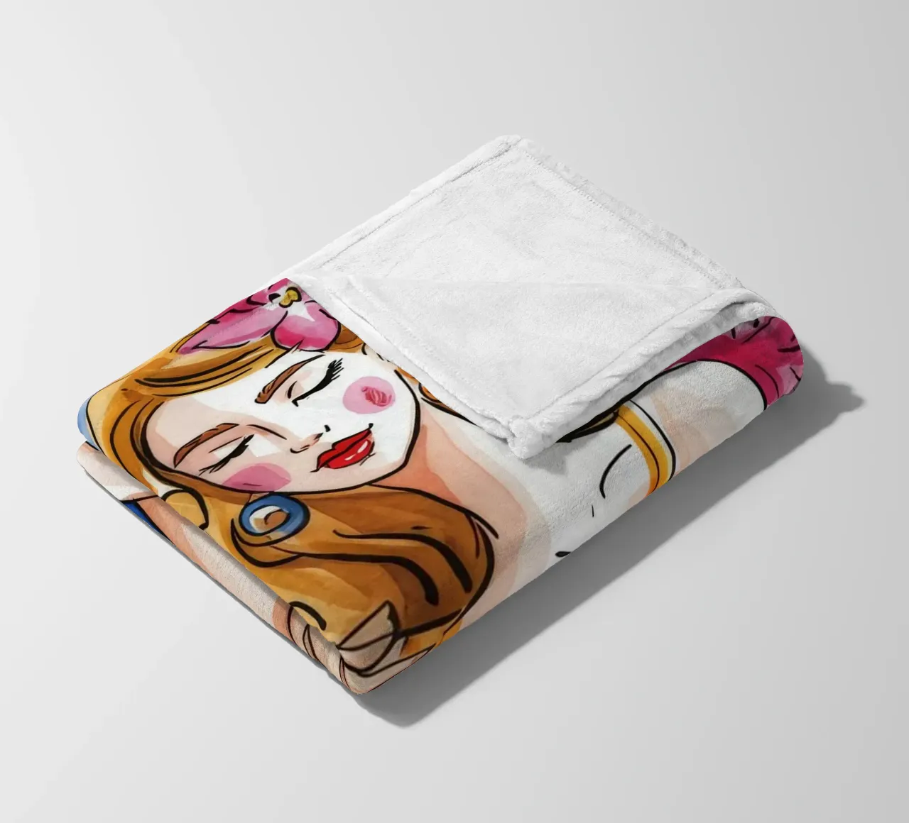 Amicizia senza tempo coperta in pile da Murni Strokes