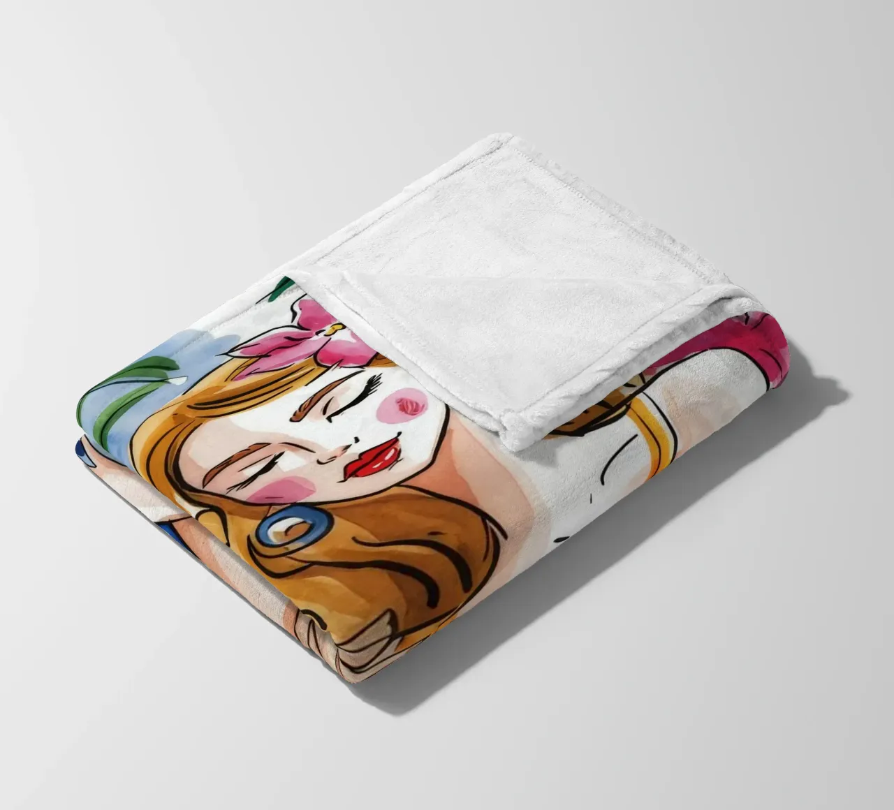 Amicizia senza tempo coperta in pile da Murni Strokes