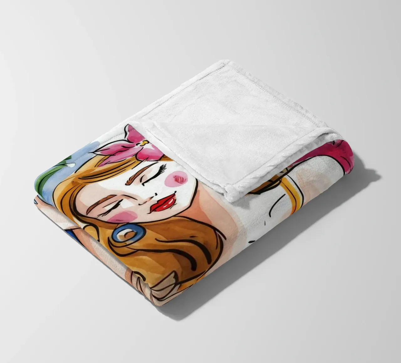 Amicizia senza tempo coperta in pile da Murni Strokes