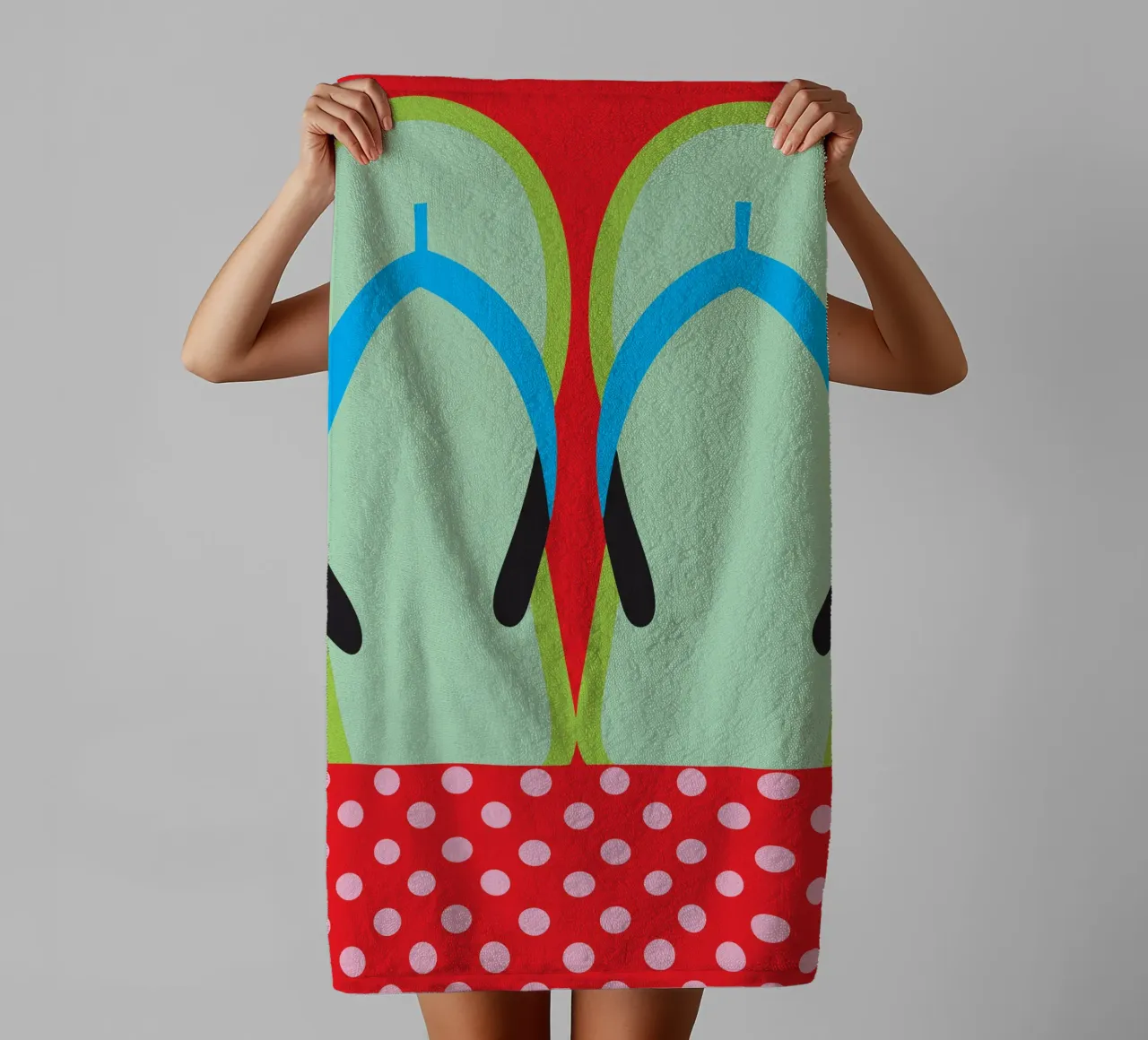 Flip Flops towel by LOOK DIFFERENT