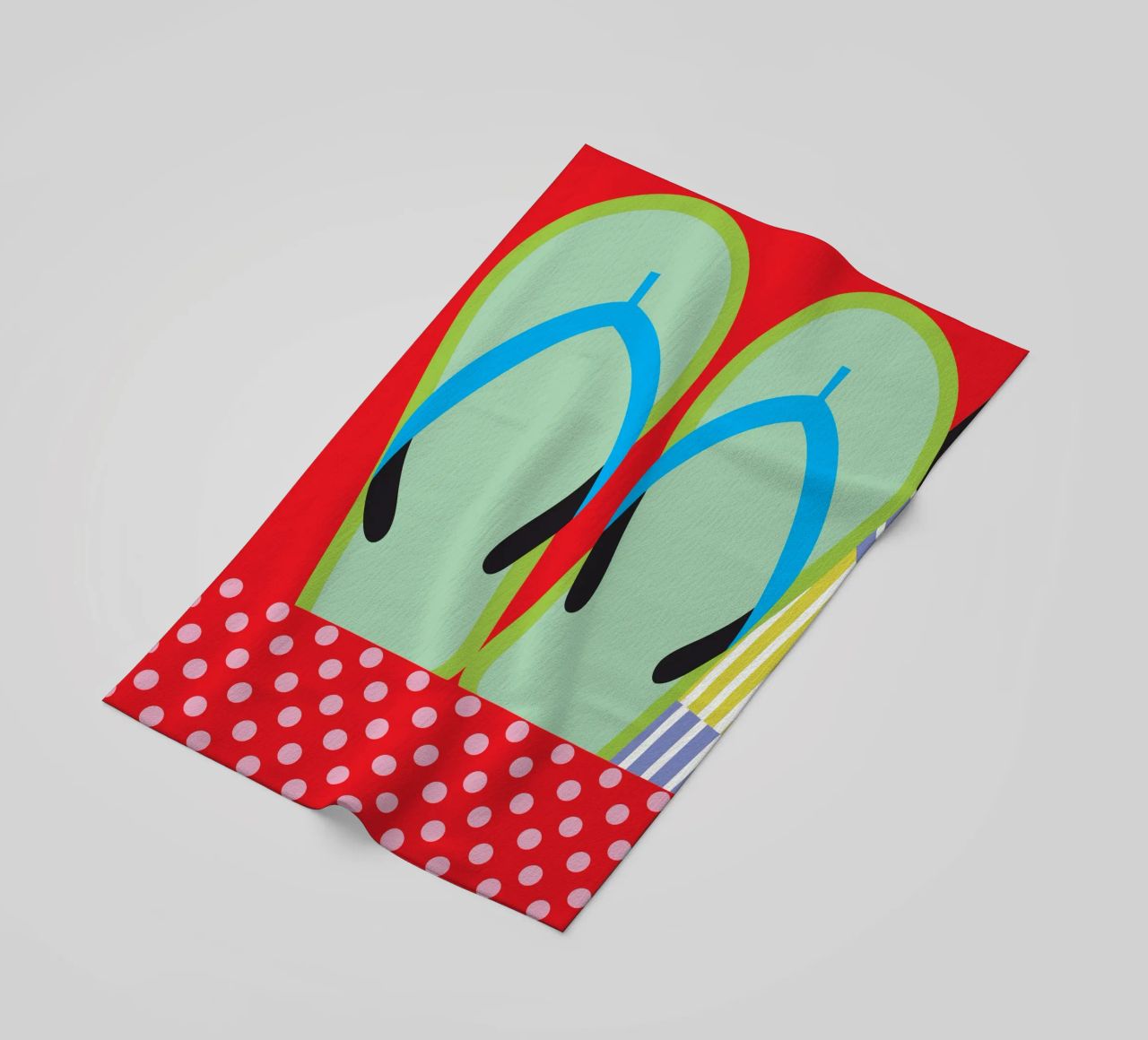Tongs serviette de plage de LOOK DIFFERENT