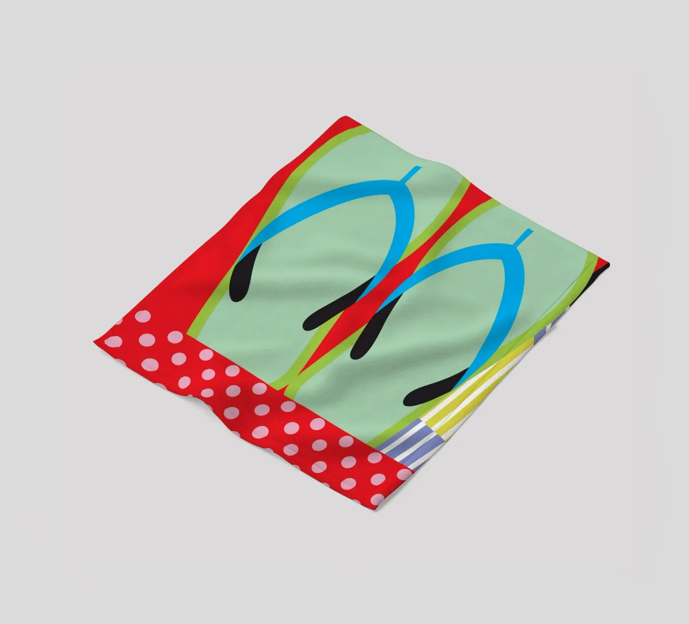 Flip Flops Fleecedecke von LOOK DIFFERENT
