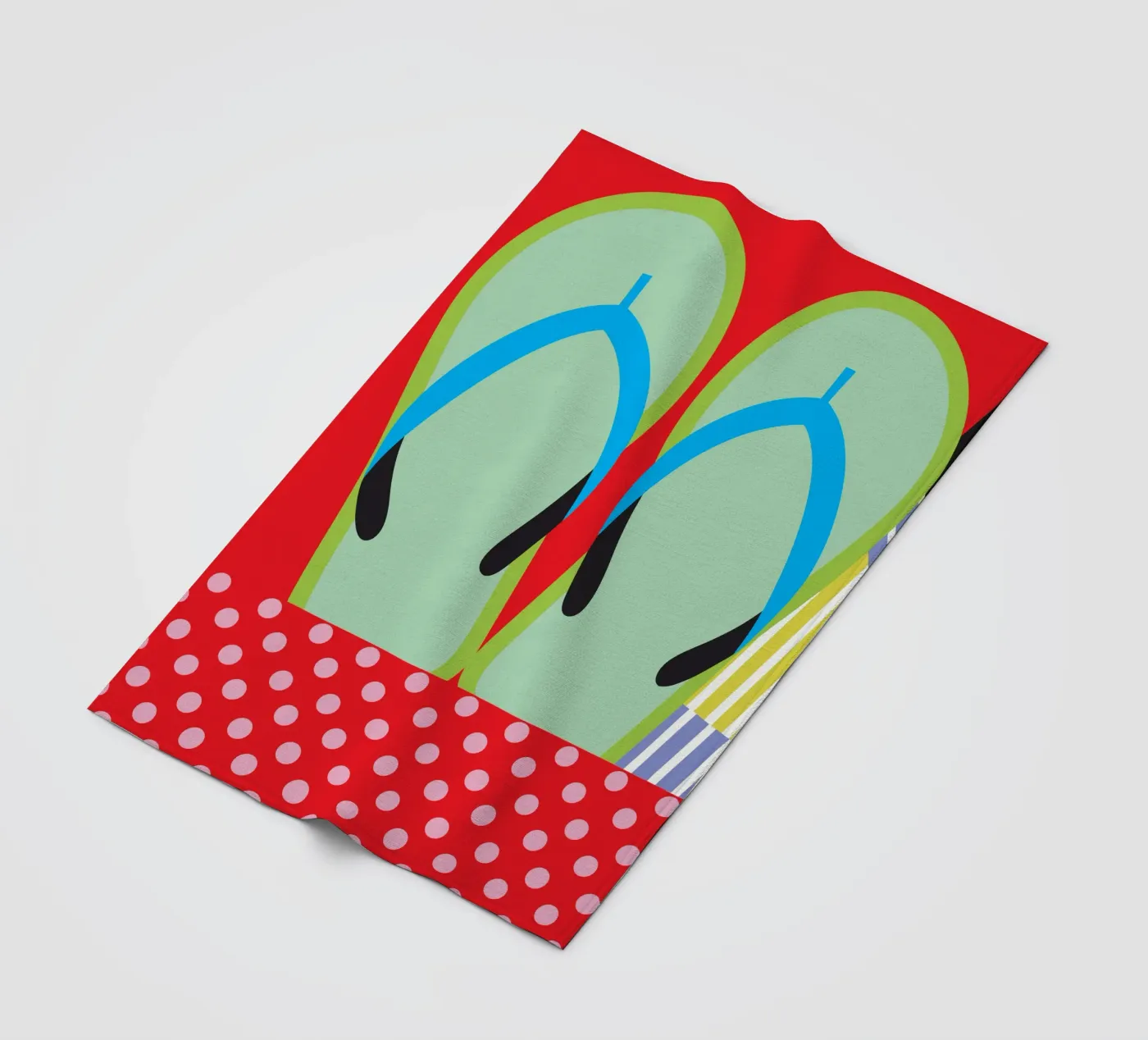 Flip Flops Fleecedecke von LOOK DIFFERENT