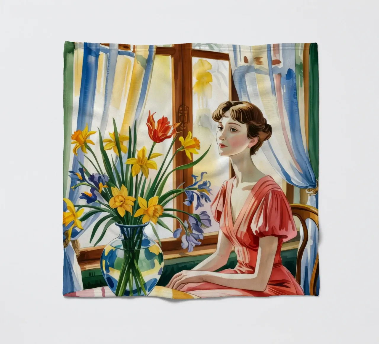 Momento di riflessione coperta in pile da Murni Strokes
