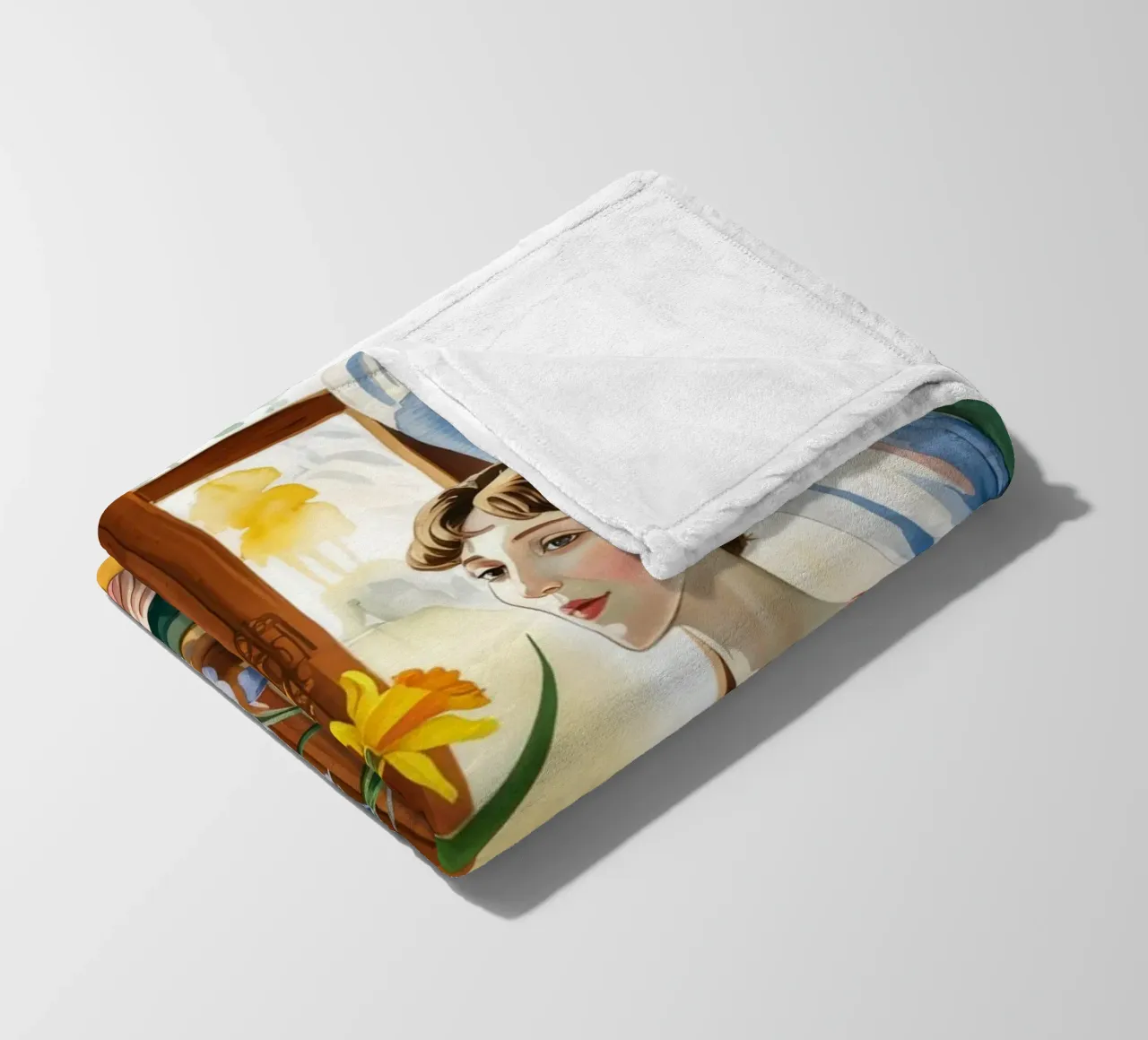 Momento di riflessione coperta in pile da Murni Strokes