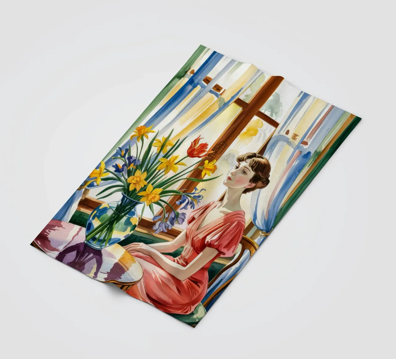 Momento di riflessione coperta in pile da Murni Strokes