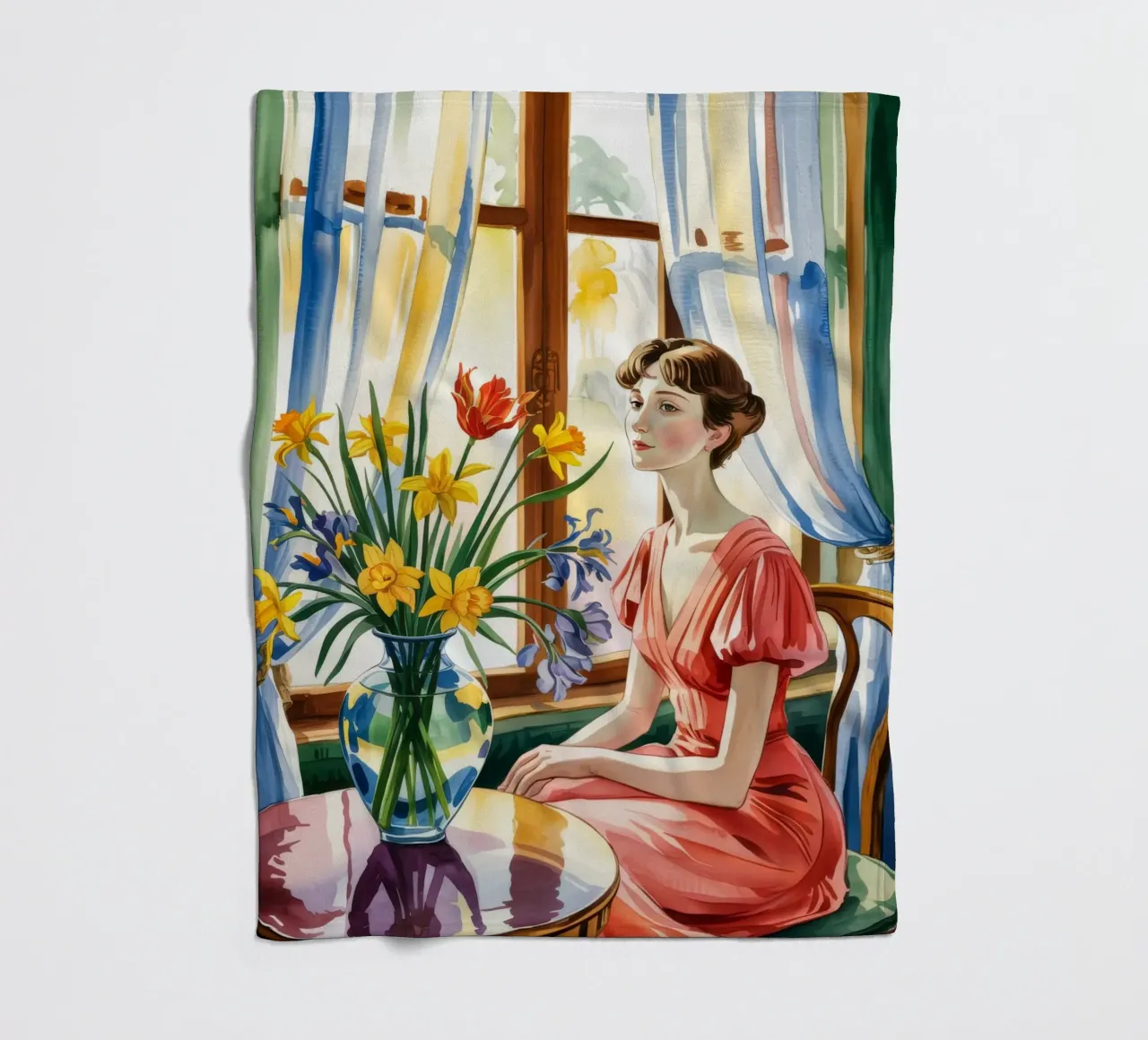 Momento di riflessione coperta in pile da Murni Strokes