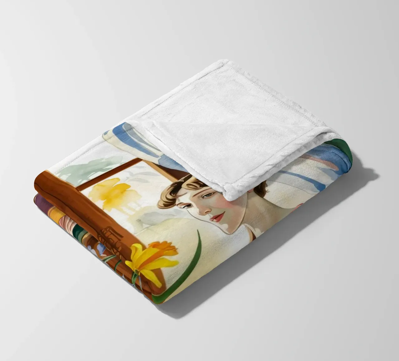 Momento di riflessione coperta in pile da Murni Strokes