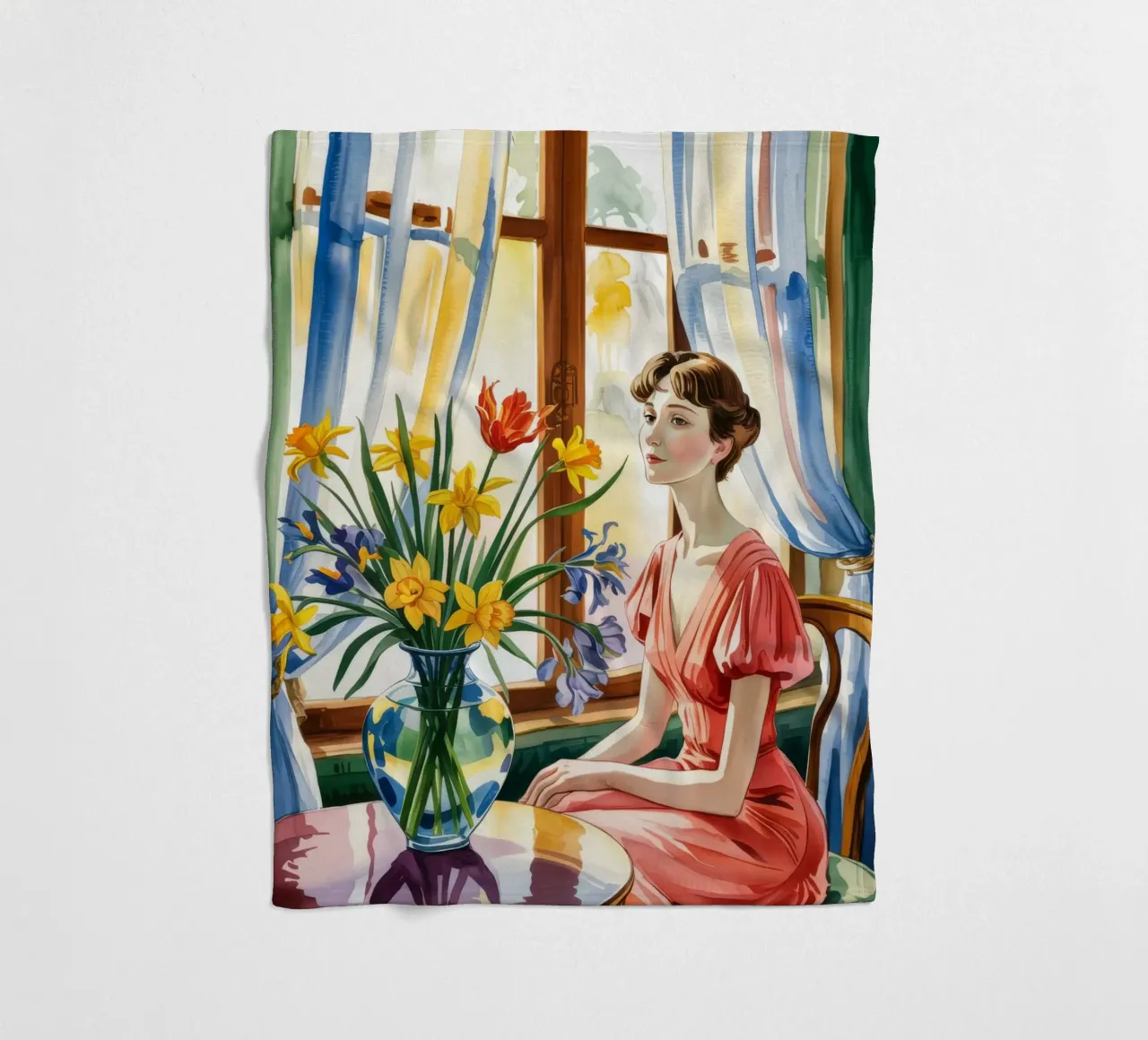 Momento di riflessione coperta in pile da Murni Strokes