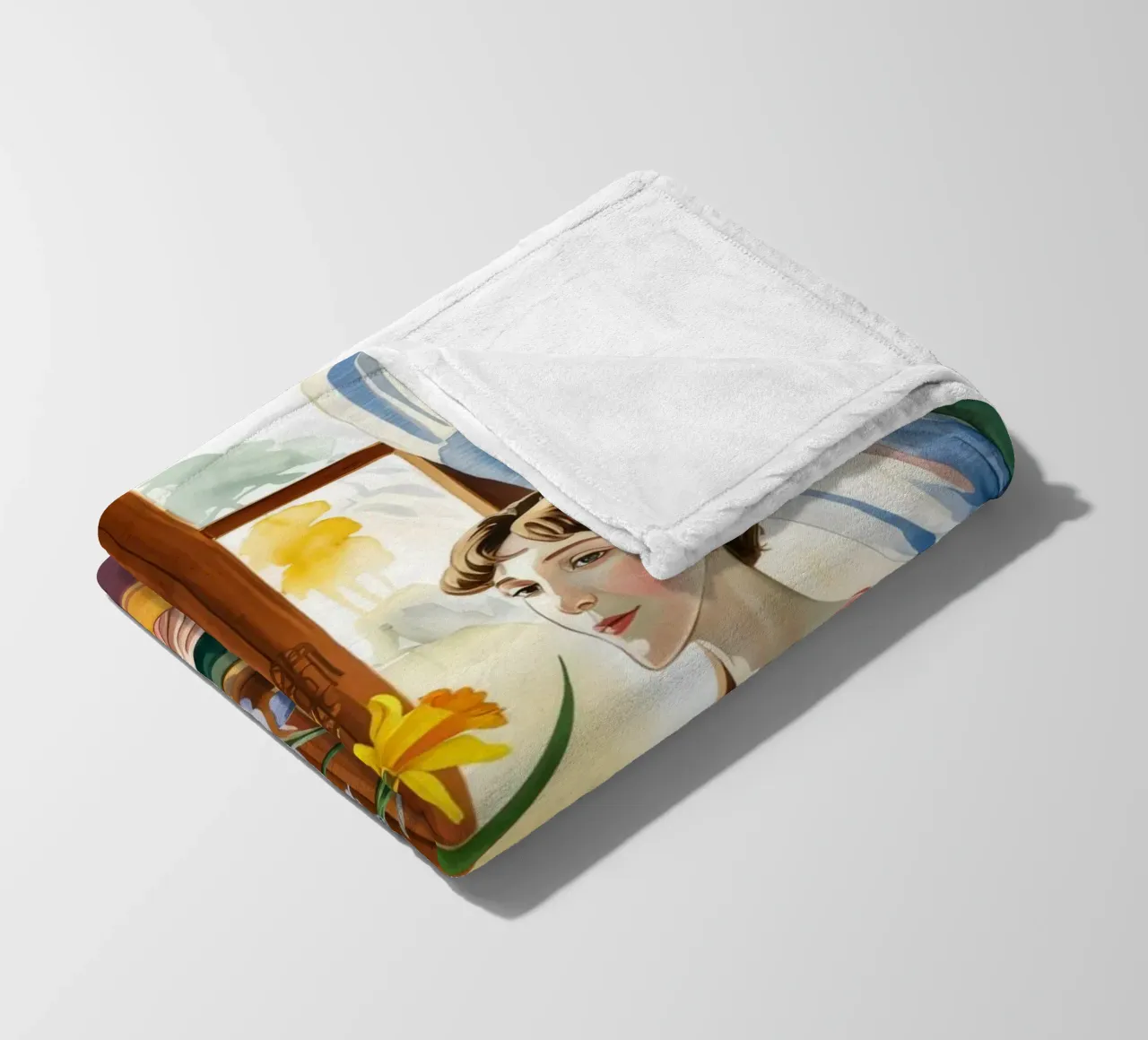 Momento di riflessione coperta in pile da Murni Strokes