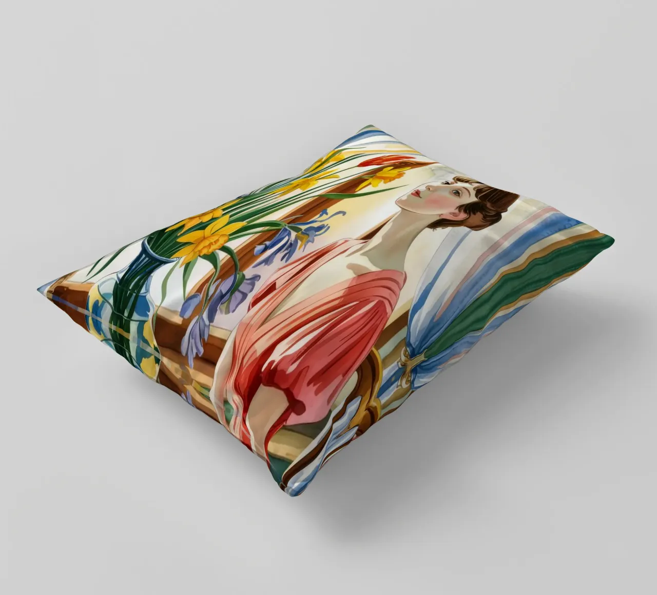 Momento di riflessione cuscino da Murni Strokes