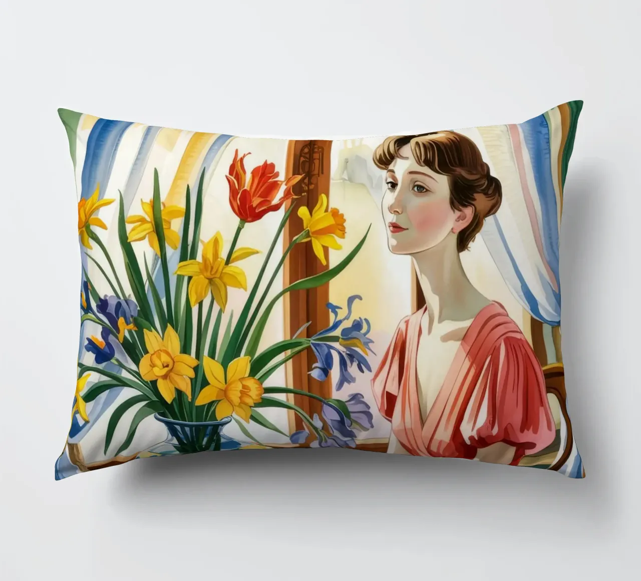 Momento di riflessione cuscino da Murni Strokes