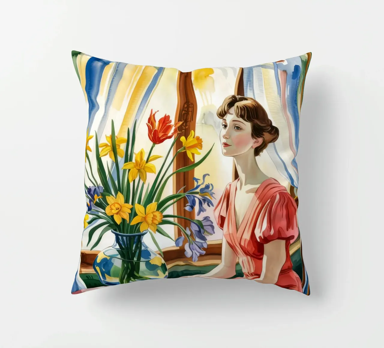 Momento di riflessione cuscino da Murni Strokes