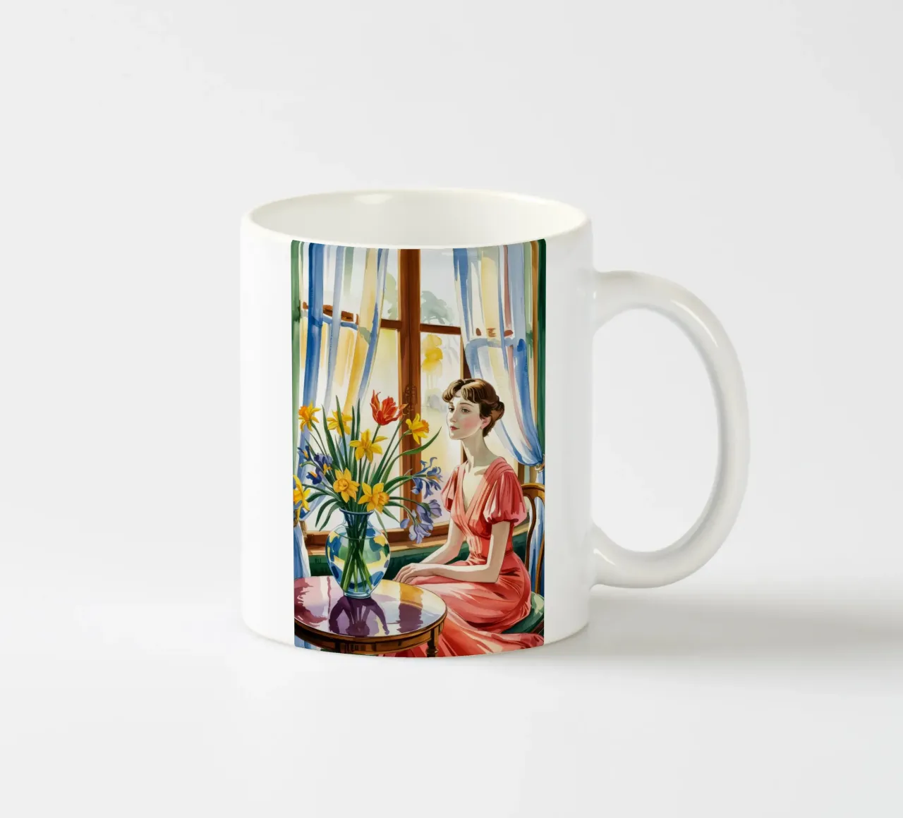 Momento di riflessione tazza in ceramica da Murni Strokes