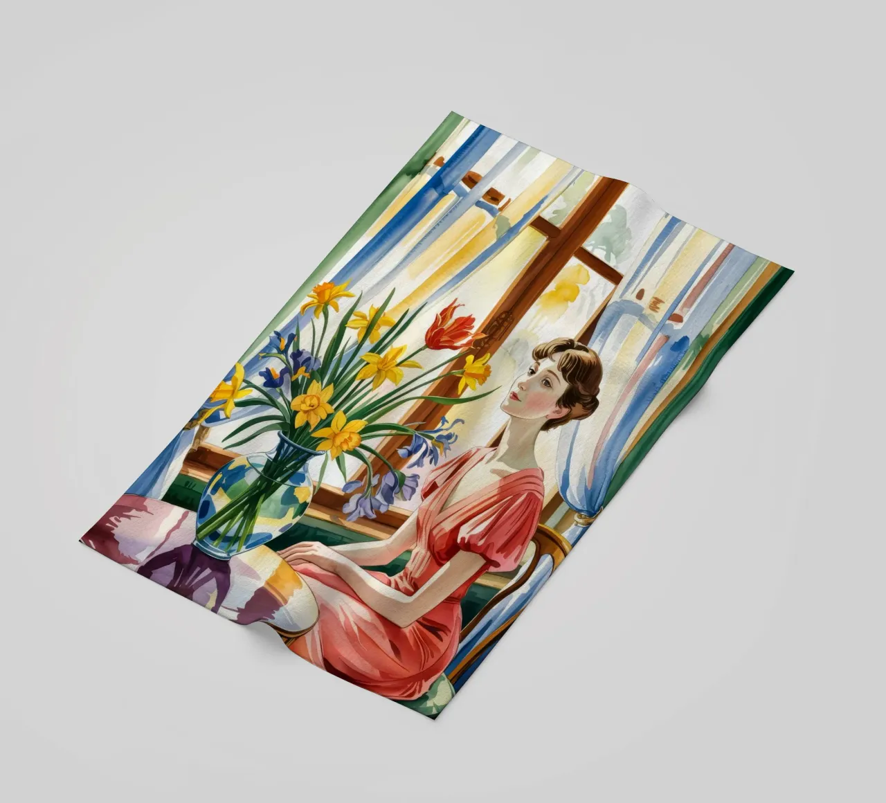 Momento di riflessione telo mare da Murni Strokes