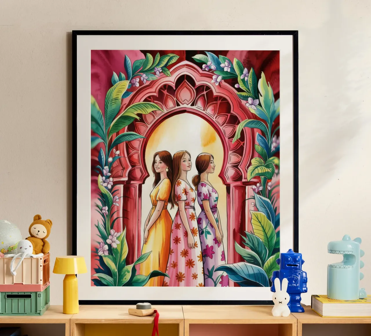Verwunschener Torbogen Poster von Murni Strokes