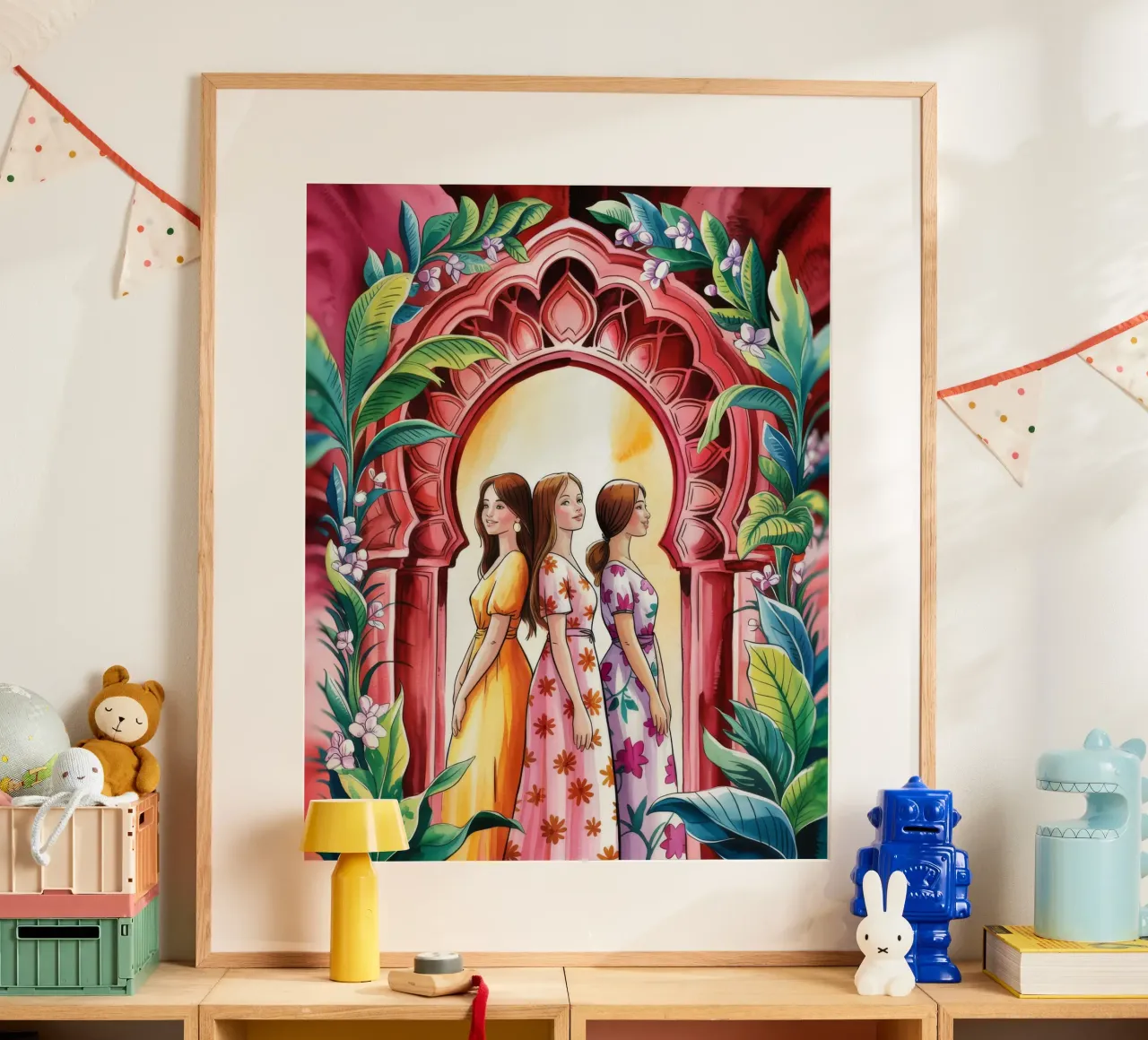 Verwunschener Torbogen Poster von Murni Strokes