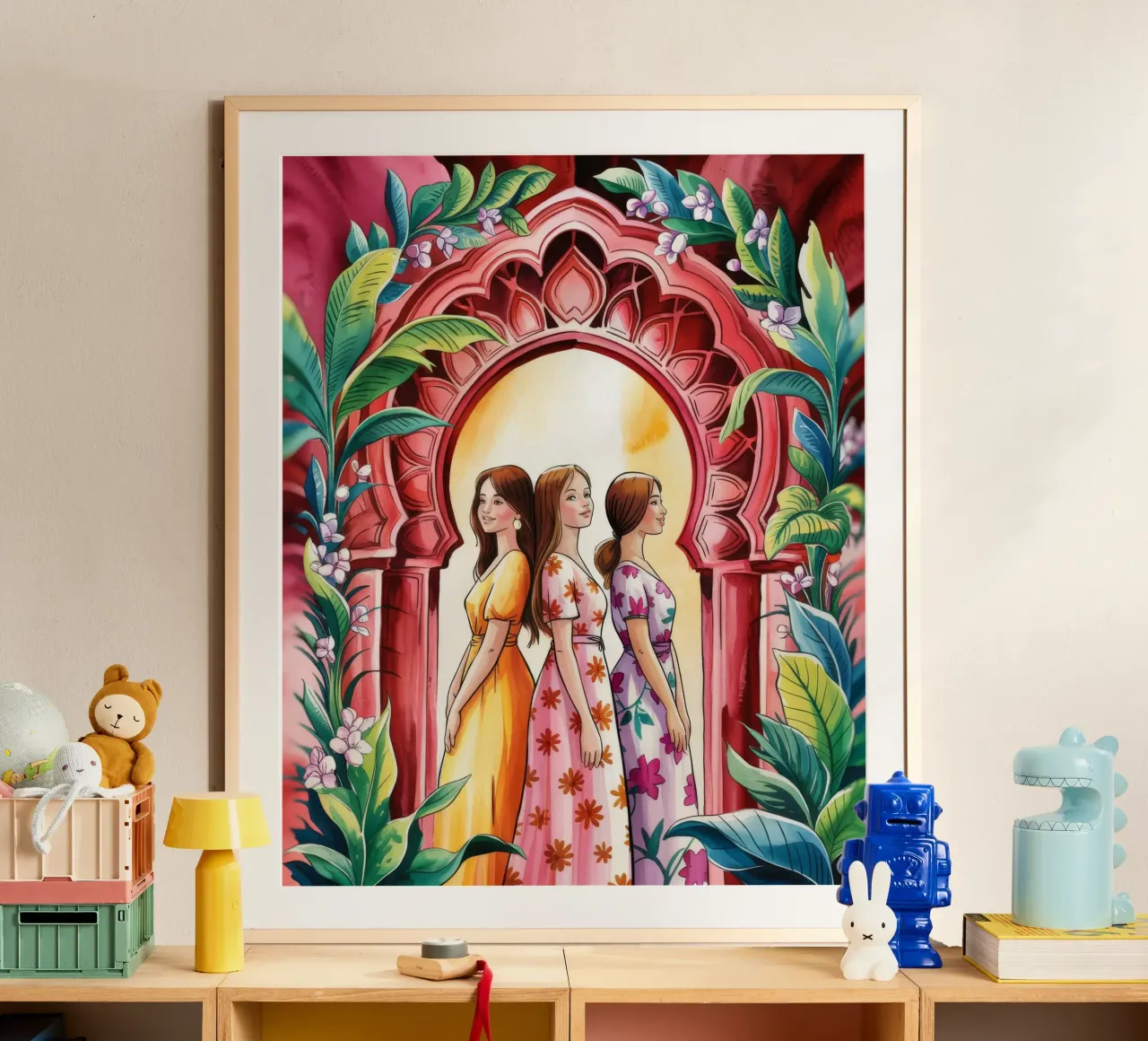 Verwunschener Torbogen Poster von Murni Strokes