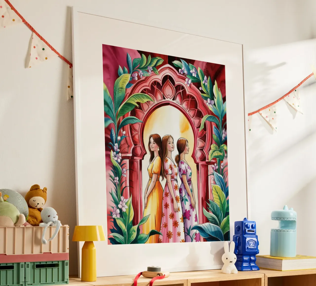 Verwunschener Torbogen Poster von Murni Strokes