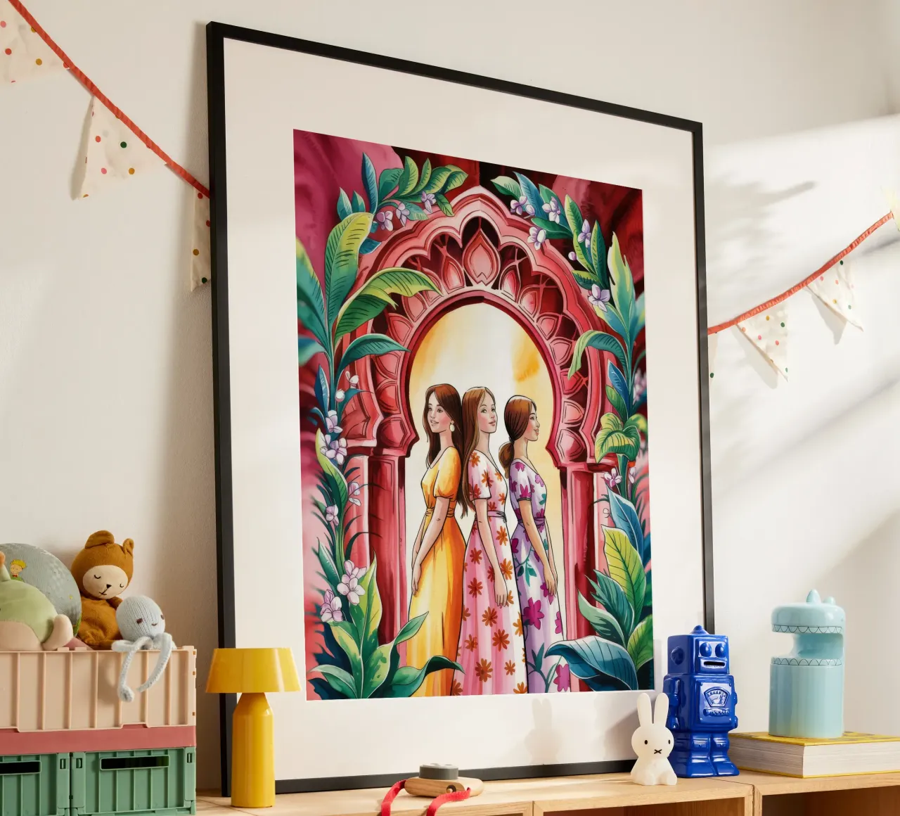 Verwunschener Torbogen Poster von Murni Strokes