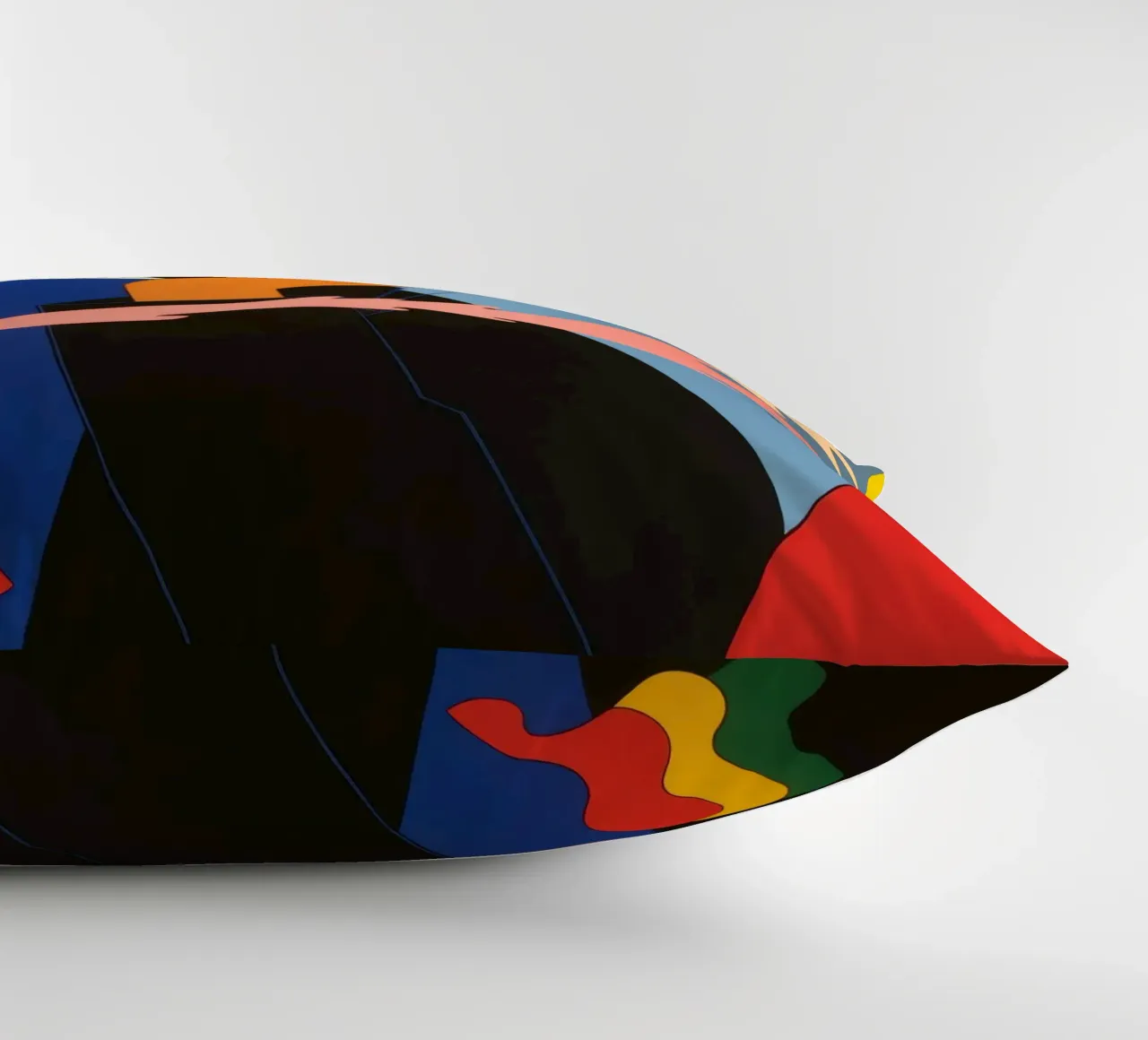 Sinfonia astratta di colori cuscino da Murni Strokes