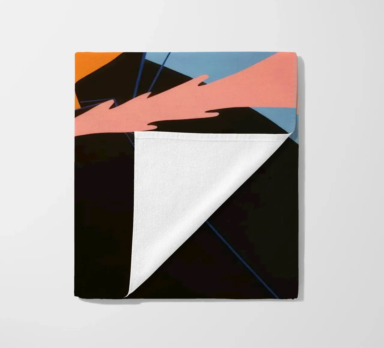 Abstracte kleurensymfonie strandhanddoek van Murni Strokes