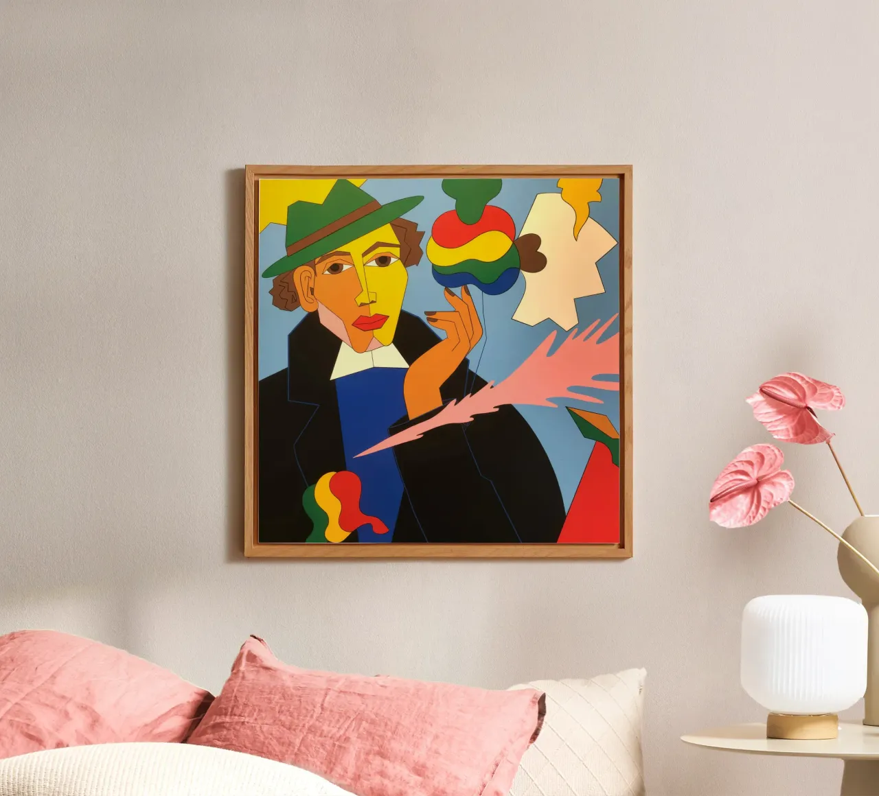 Abstract Color Symphony alu-dibond by Murni Strokes