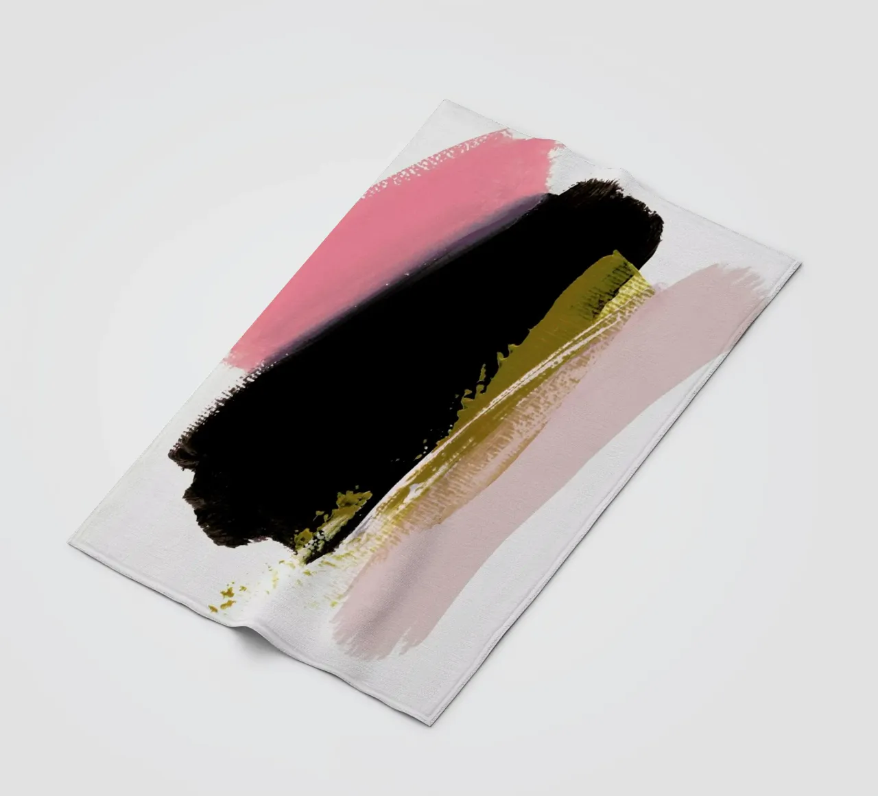 Brush Strokes 17 coperta in pile da IRIS LEHNHARDT FINE ART