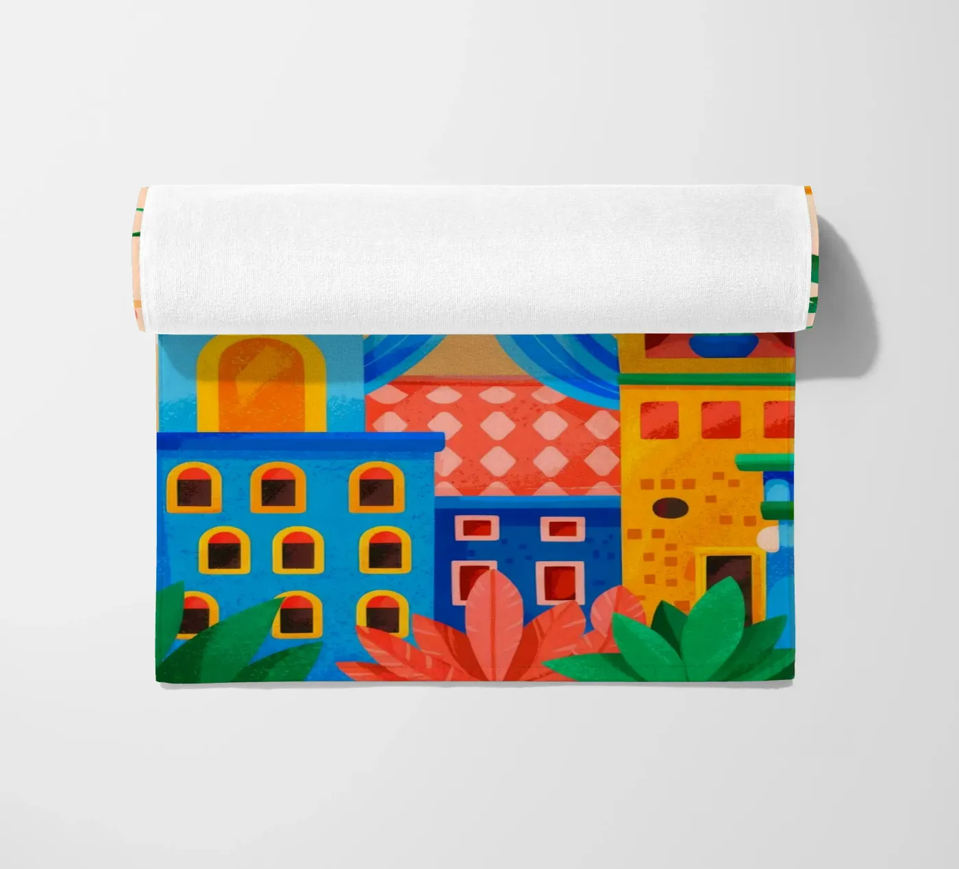 Sunset Oasis telo mare da Murni Strokes