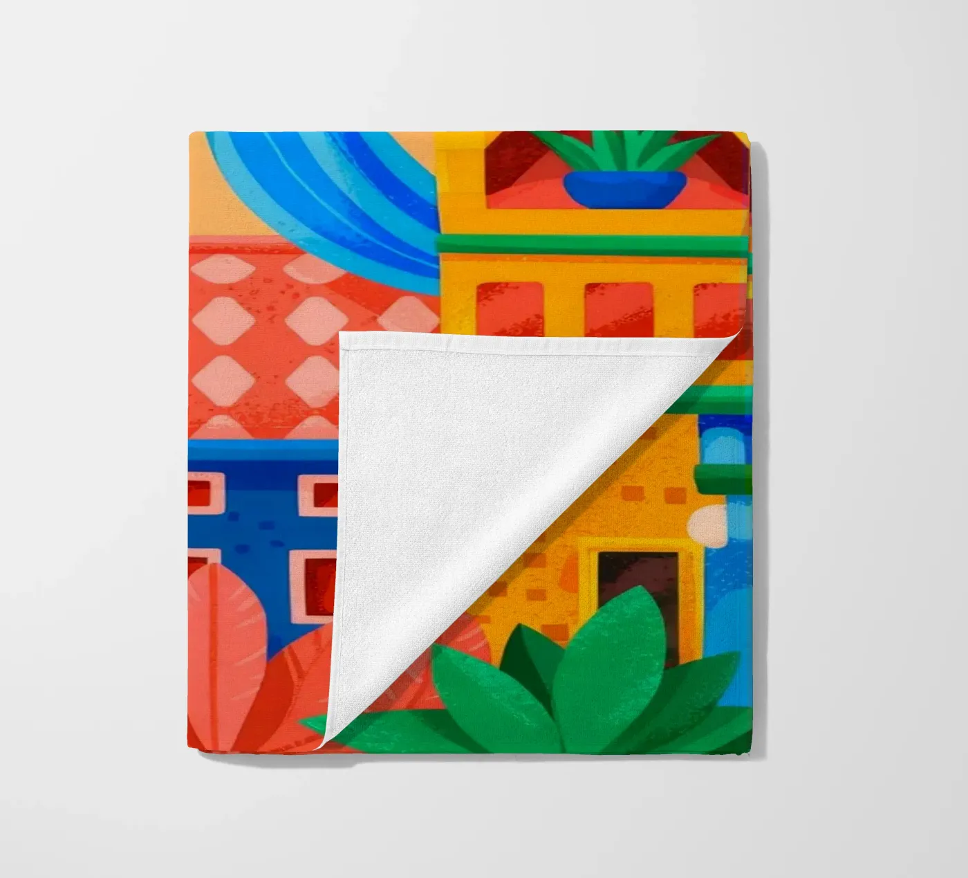 Sunset Oasis telo mare da Murni Strokes