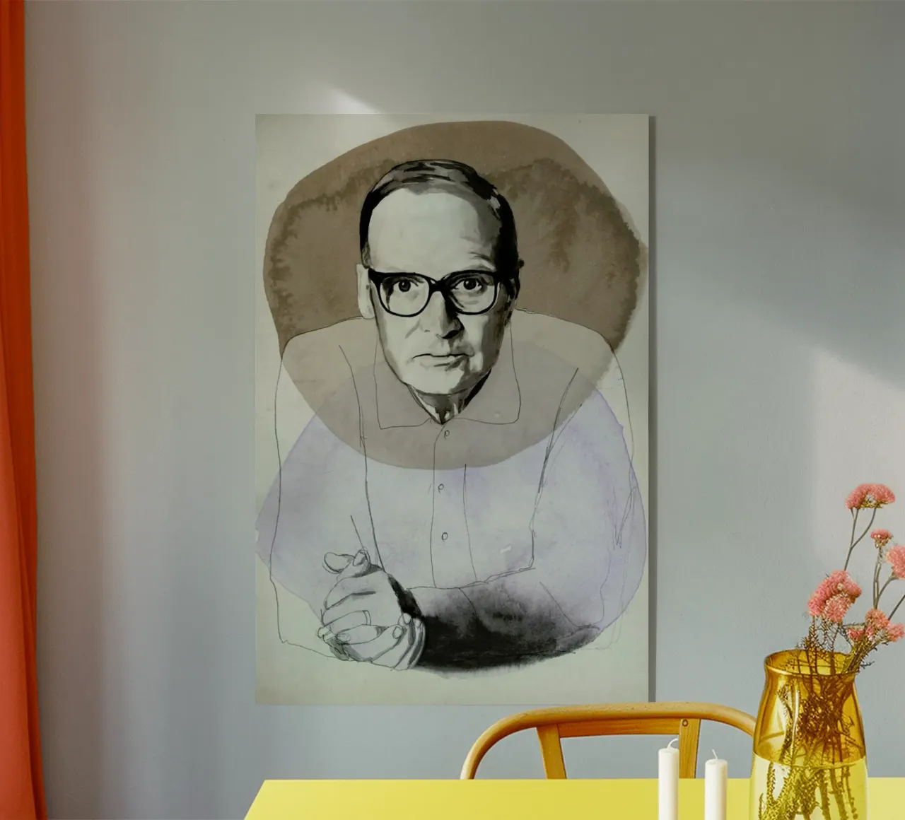 Ennio Morricone plexiglass da David Diehl