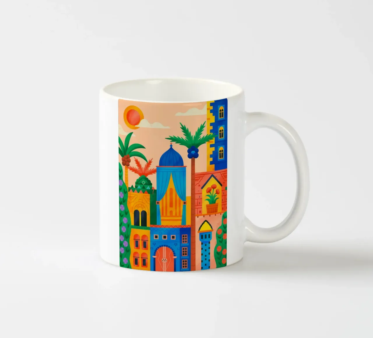 Orizzonte sognante tazza in ceramica da Murni Strokes