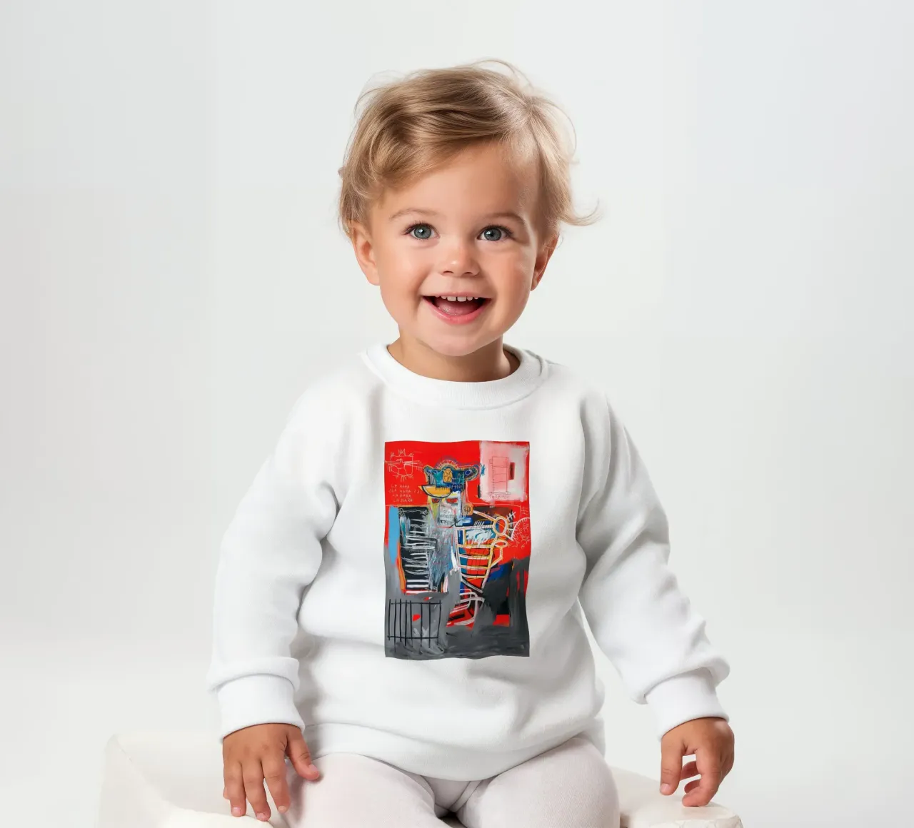Basquiat La Hara Print | Neo-Expressionist Iconic Art sudadera de bebé de NorwesClub