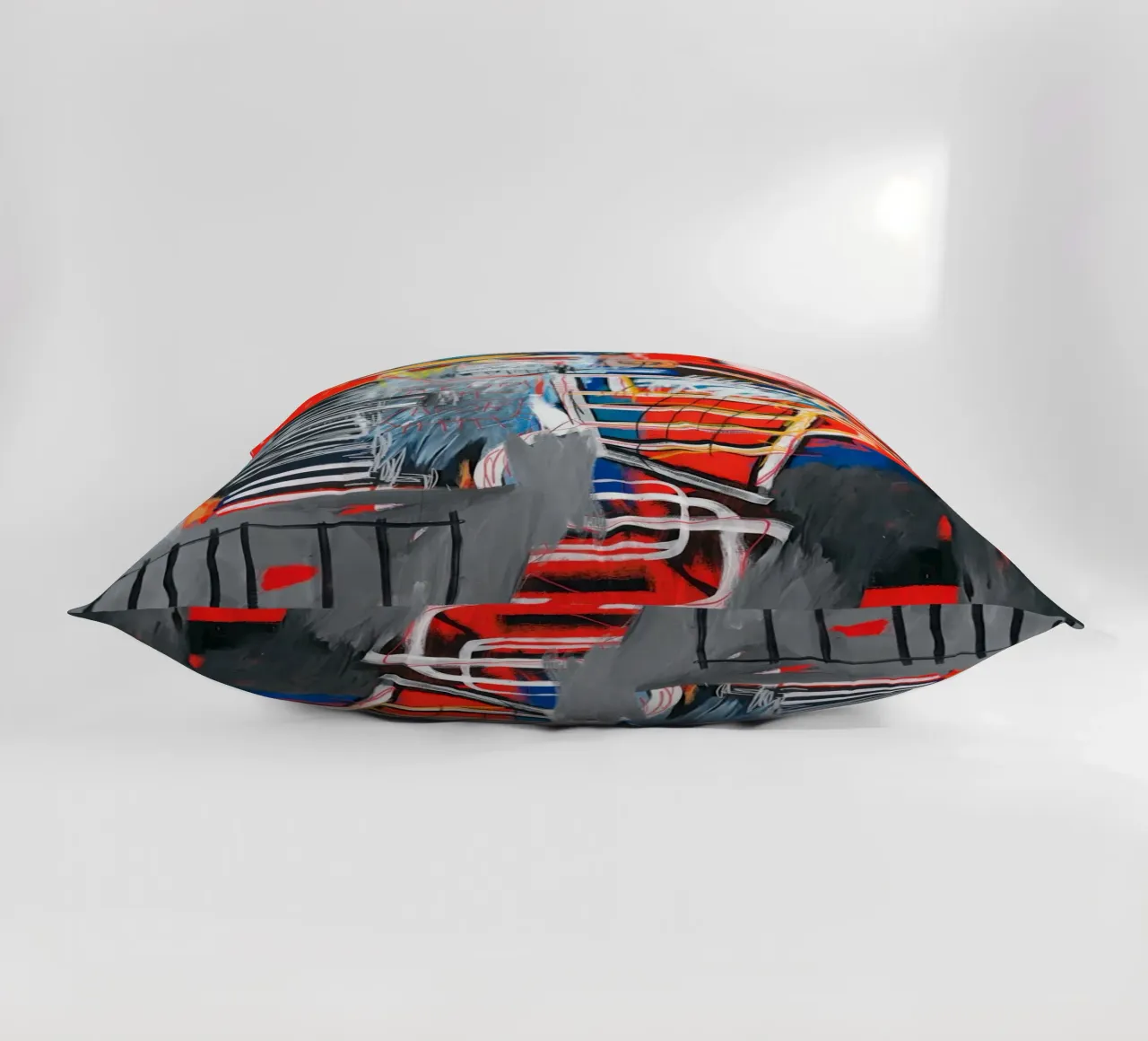Basquiat La Hara Print | Neo-Expressionist Iconic Art coussin de NorwesClub
