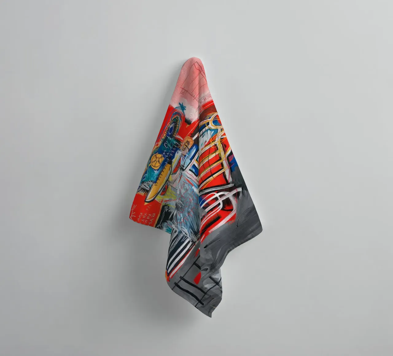 Basquiat La Hara Print | Neo-Expressionist Iconic Art toalla de baño de NorwesClub