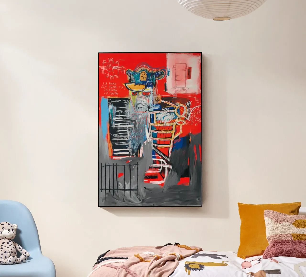 Basquiat La Hara Print | Neo-Expressionist Iconic Art metacrilato de NorwesClub