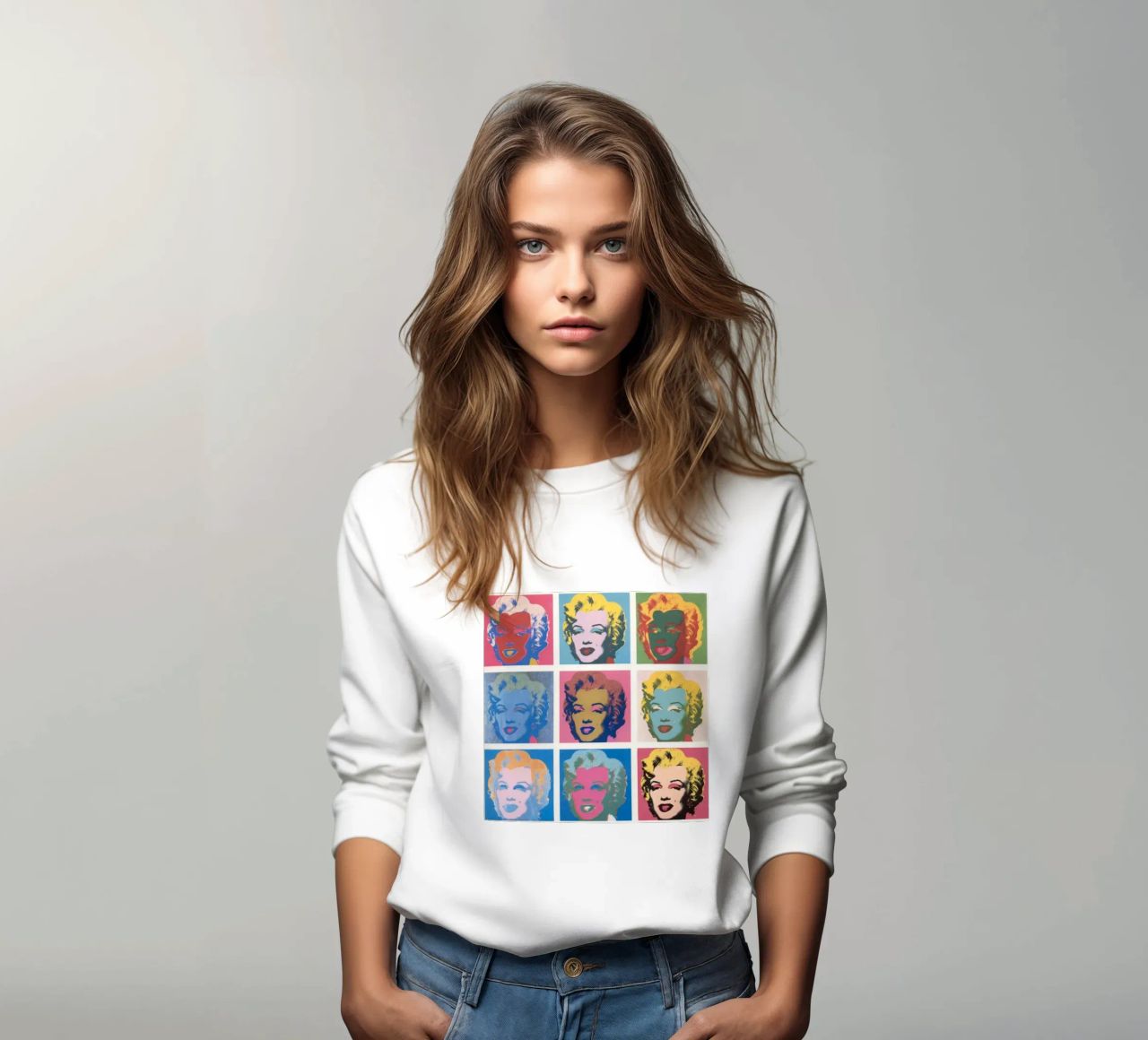 Andy Warhol Marilyn Monroe | Ikonische Pop Art Druck Sweatshirt von NorwesClub