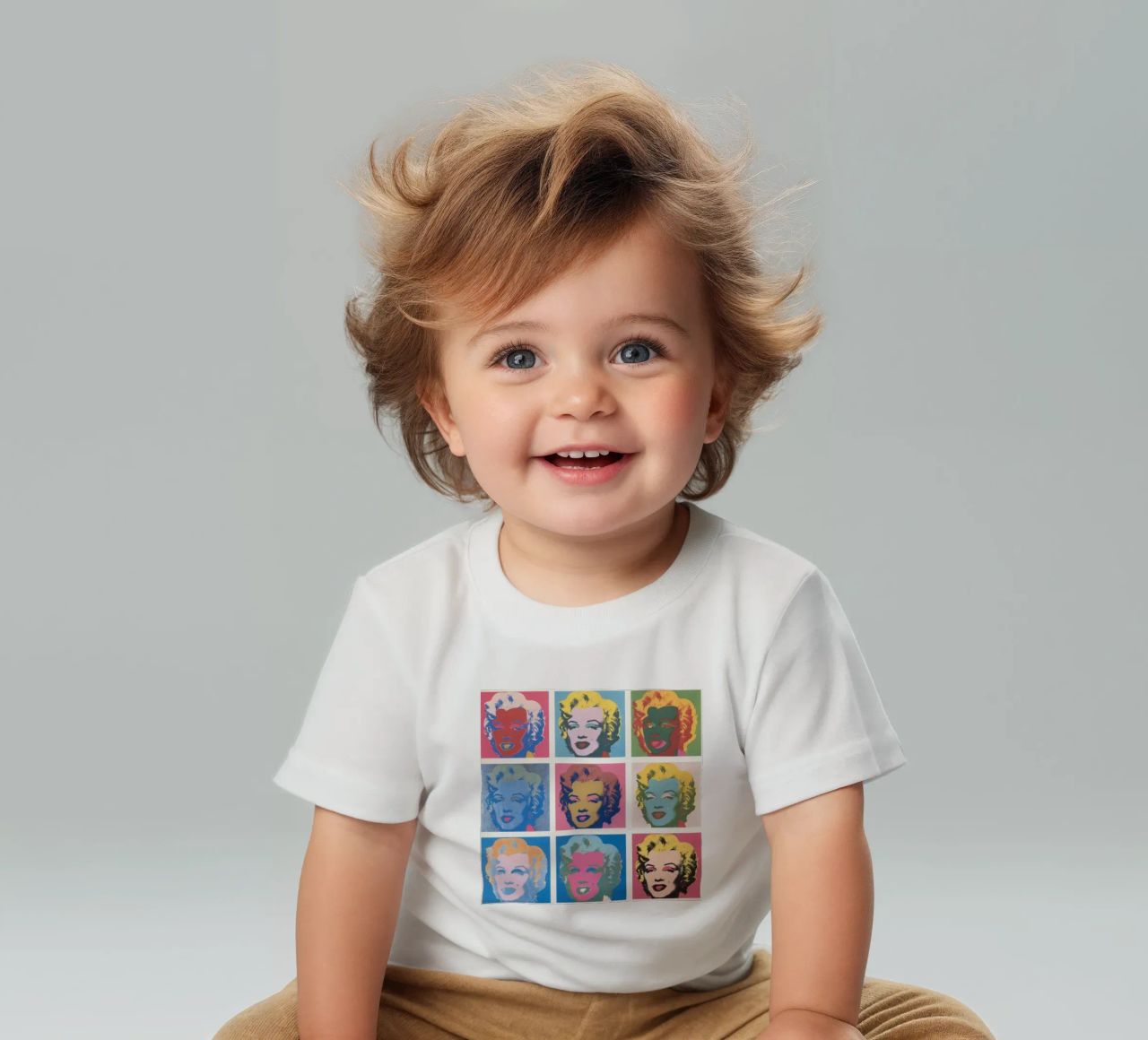 Andy Warhol Marilyn Monroe | Ikonische Pop Art Druck Baby T-Shirt von NorwesClub