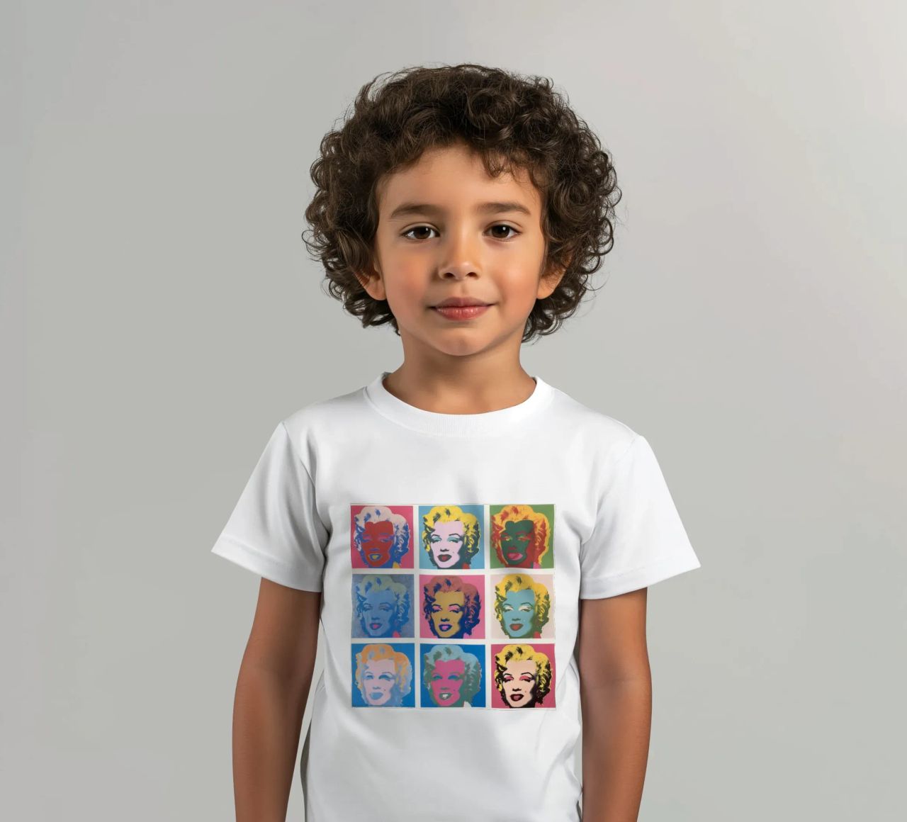 Andy Warhol Marilyn Monroe | Ikonische Pop Art Druck Kinder T-Shirt von NorwesClub