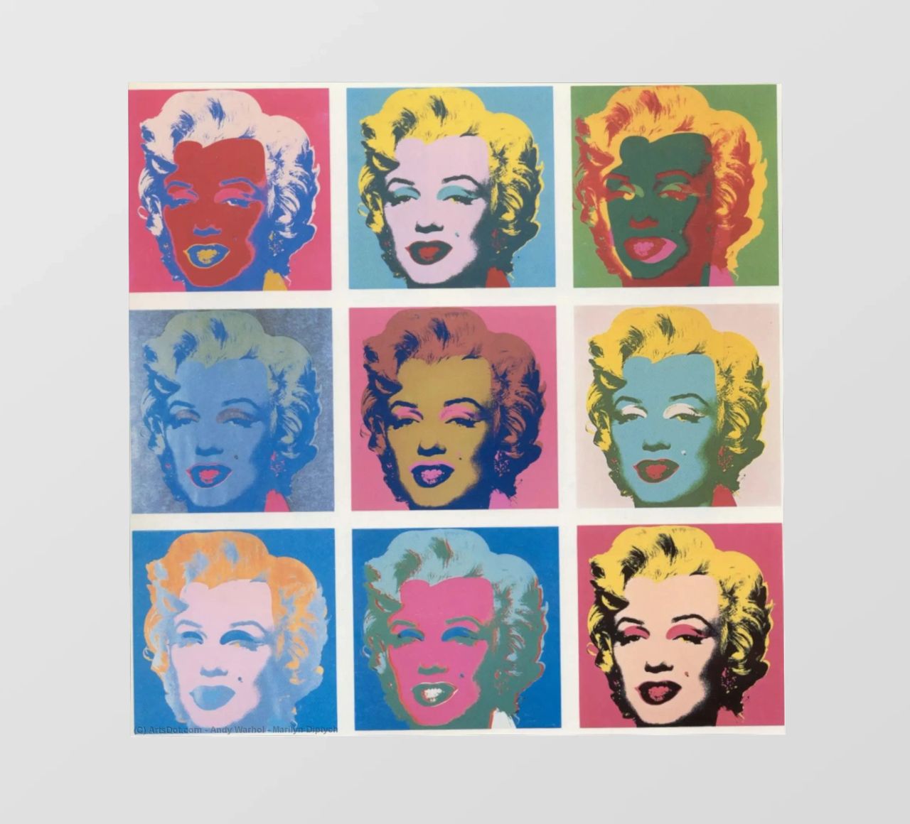 Andy Warhol Marilyn Monroe | Ikonische Pop Art Druck Backlit Folie von NorwesClub