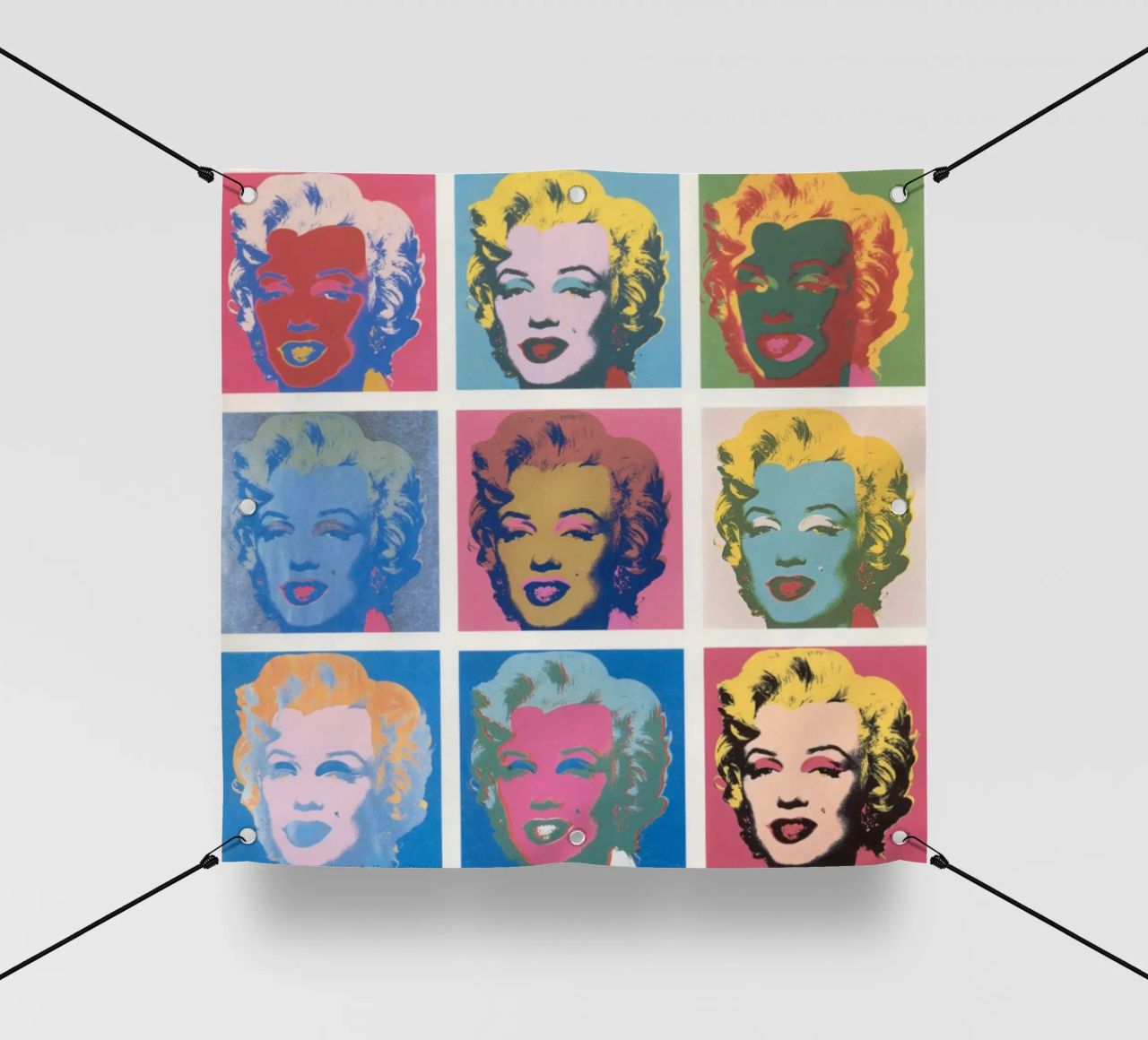 Andy Warhol Marilyn Monroe | Ikonische Pop Art Druck PVC Plane von NorwesClub