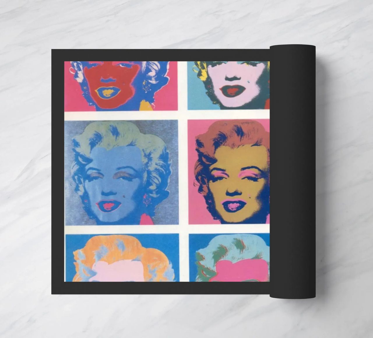 Andy Warhol Marilyn Monroe | Ikonische Pop Art Druck Fußmatte von NorwesClub