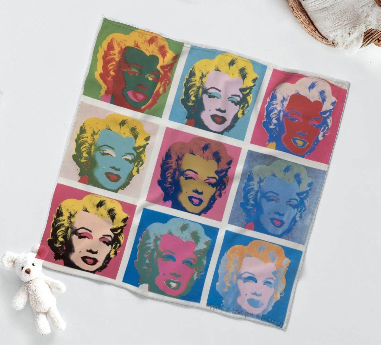 Andy Warhol Marilyn Monroe | Ikonische Pop Art Druck Fleecedecke von NorwesClub